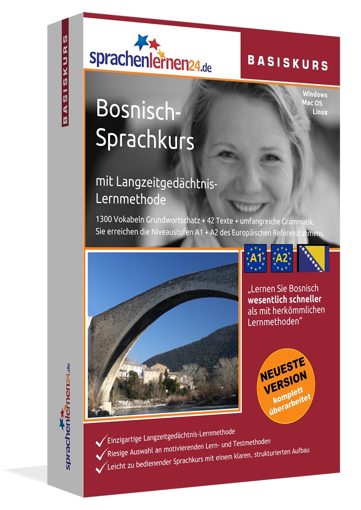 Bosnisch Sprachkurs für Anfänger Basiskurs