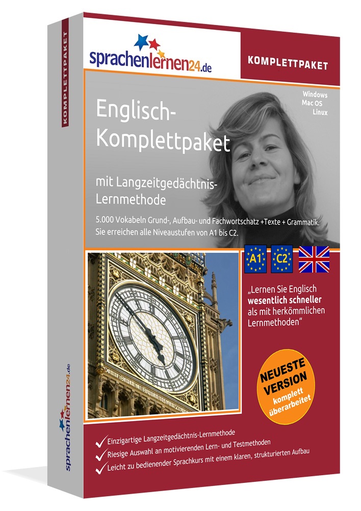 Englisch Sprachkurs Komplettpaket
