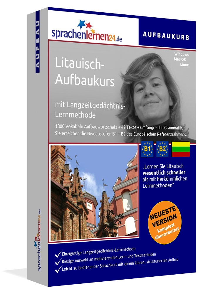 Litauisch Sprachkurs für Fortgeschrittene Aufbaukurs