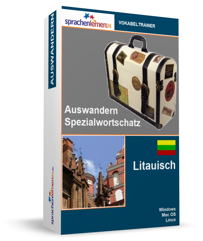 Litauisch Auswandern Spezialwortschatz Vokabeltrainer