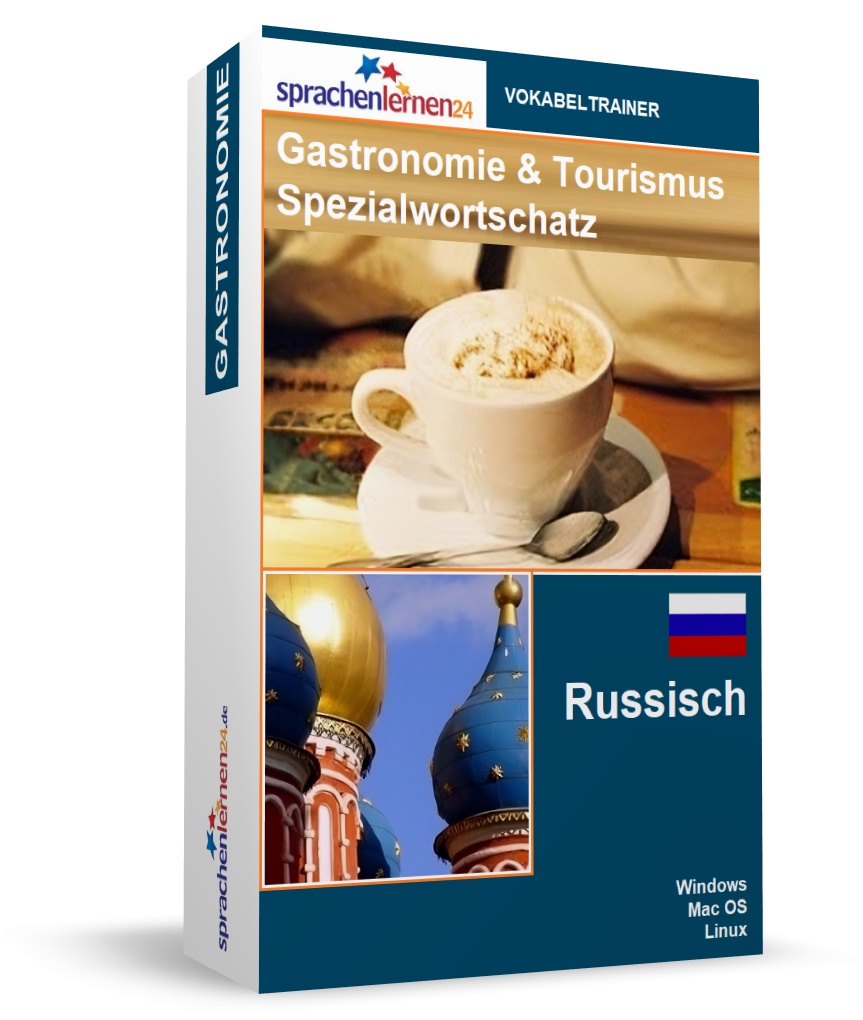 Russisch Gastronomie und Tourismus Spezialwortschatz Vokabeltrainer