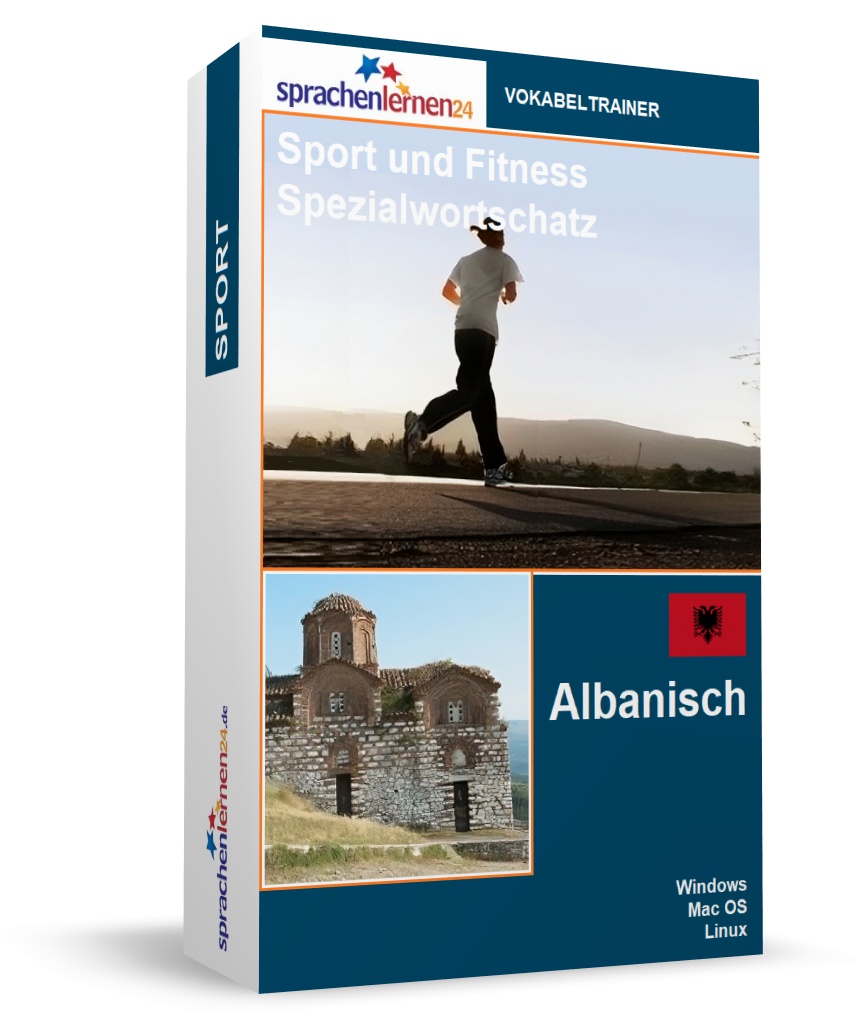 Albanisch Sport und Fitness Spezialwortschatz Vokabeltrainer