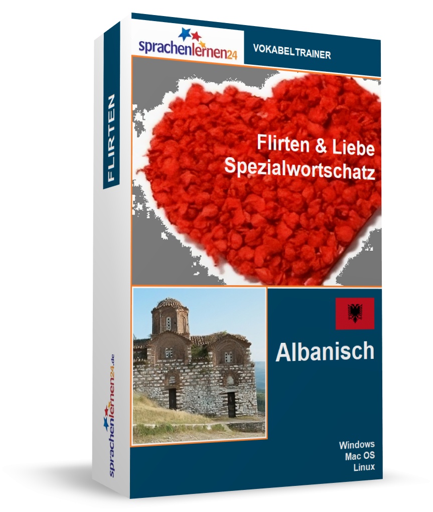 Albanisch Flirten und Liebe Spezialwortschatz Vokabeltrainer