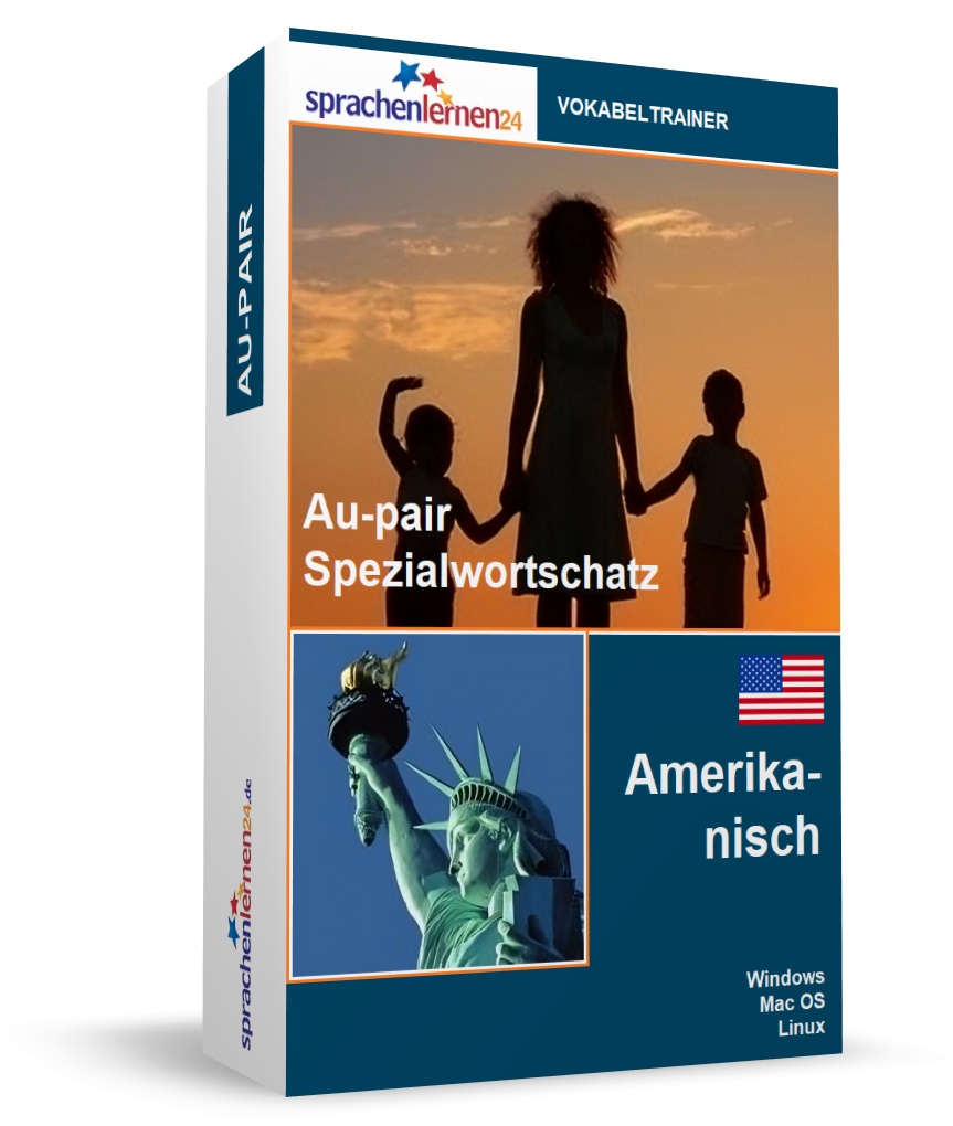 Amerikanisch Au-Pair Spezialwortschatz Vokabeltrainer