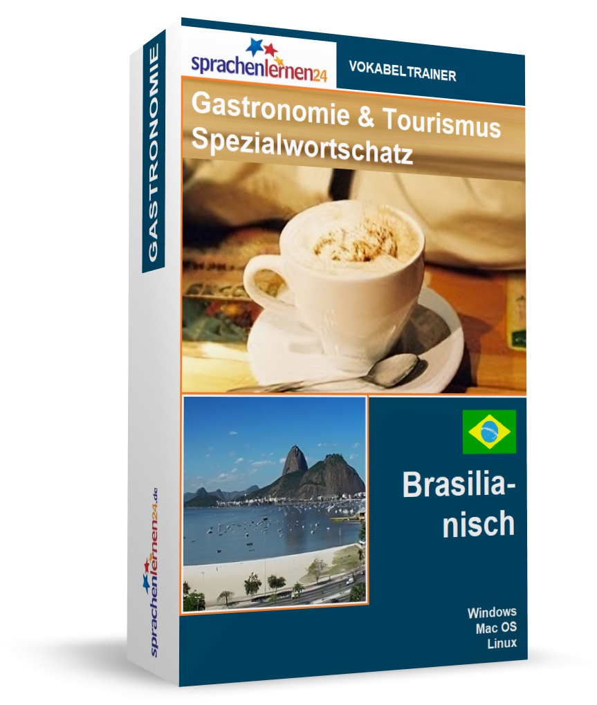 Brasilianisch Gastronomie und Tourismus Spezialwortschatz Vokabeltrainer