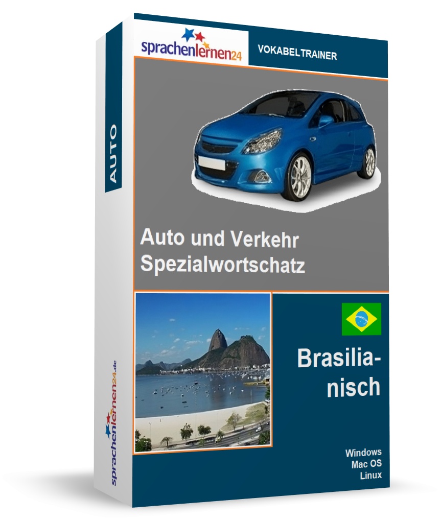 Brasilianisch Auto und Verkehr Spezialwortschatz Vokabeltrainer