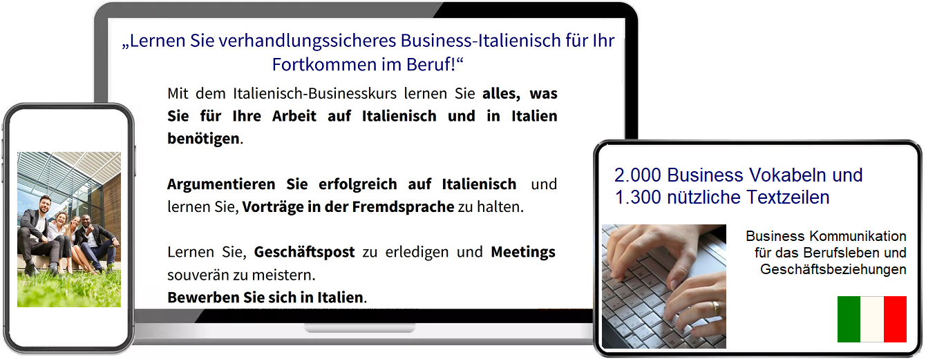 Business Italienisch Sprachkurs