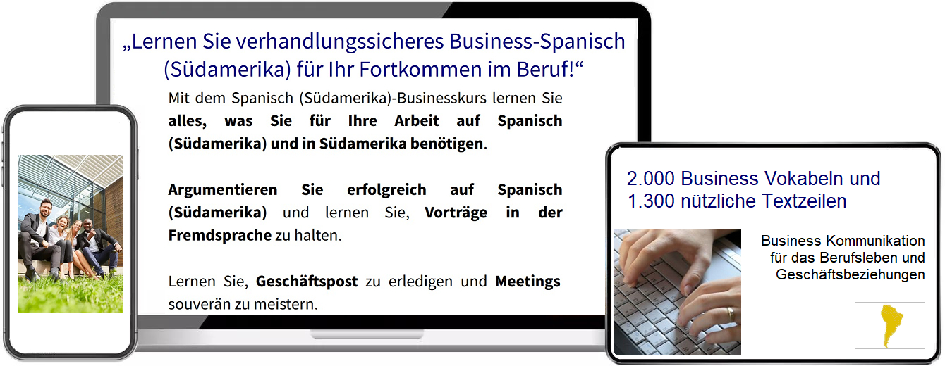Business Spanisch Südamerika Sprachkurs