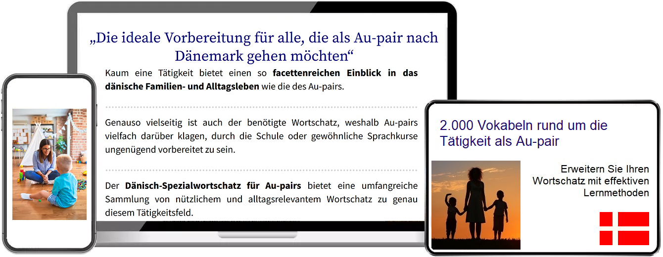 Dänisch Au-Pair Vokabeltrainer