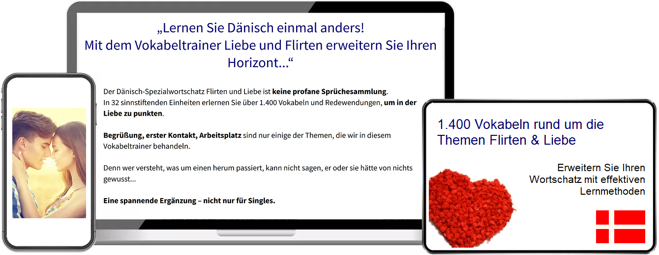 Dänisch Flirten Vokabeltrainer