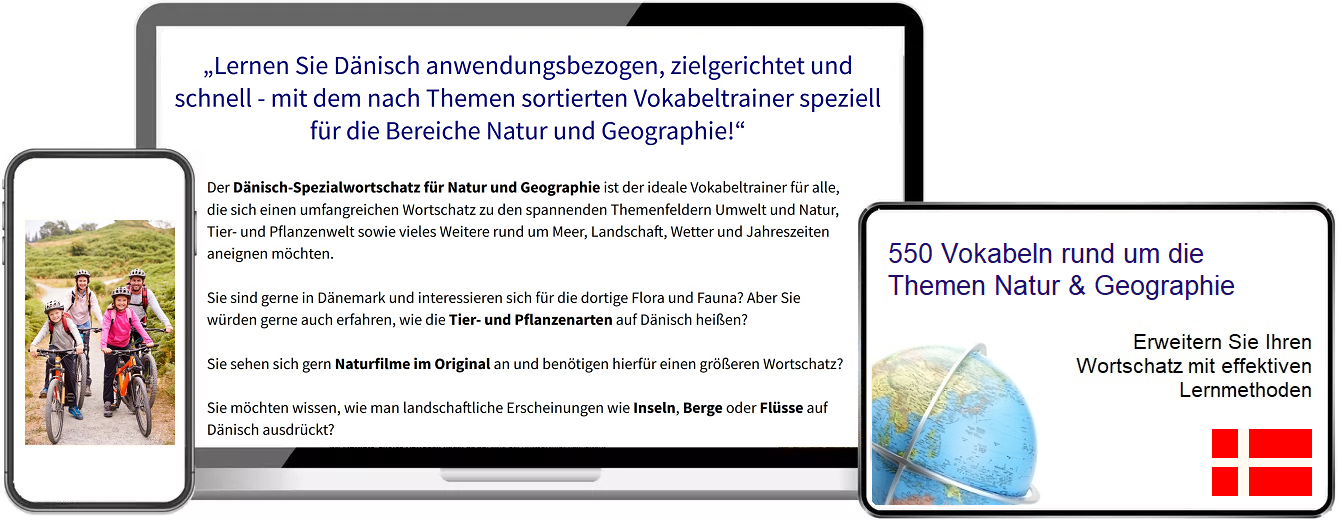 Dänisch Natur Vokabeltrainer
