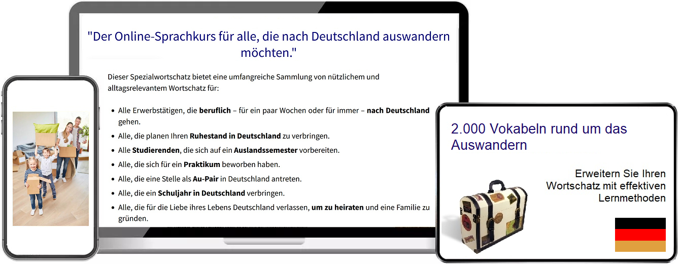Deutsch Auswandern Vokabeltrainer