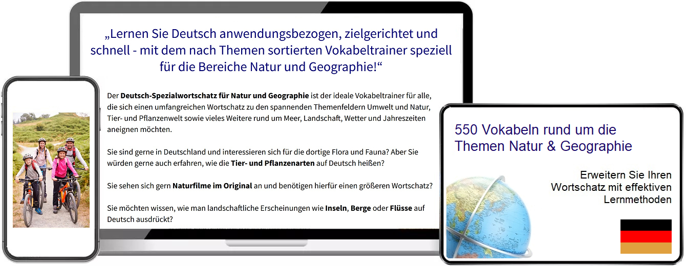 Deutsch Natur Vokabeltrainer