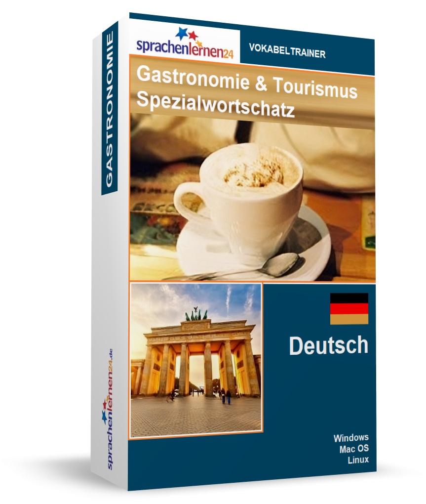 Deutsch Gastronomie und Tourismus Spezialwortschatz Vokabeltrainer