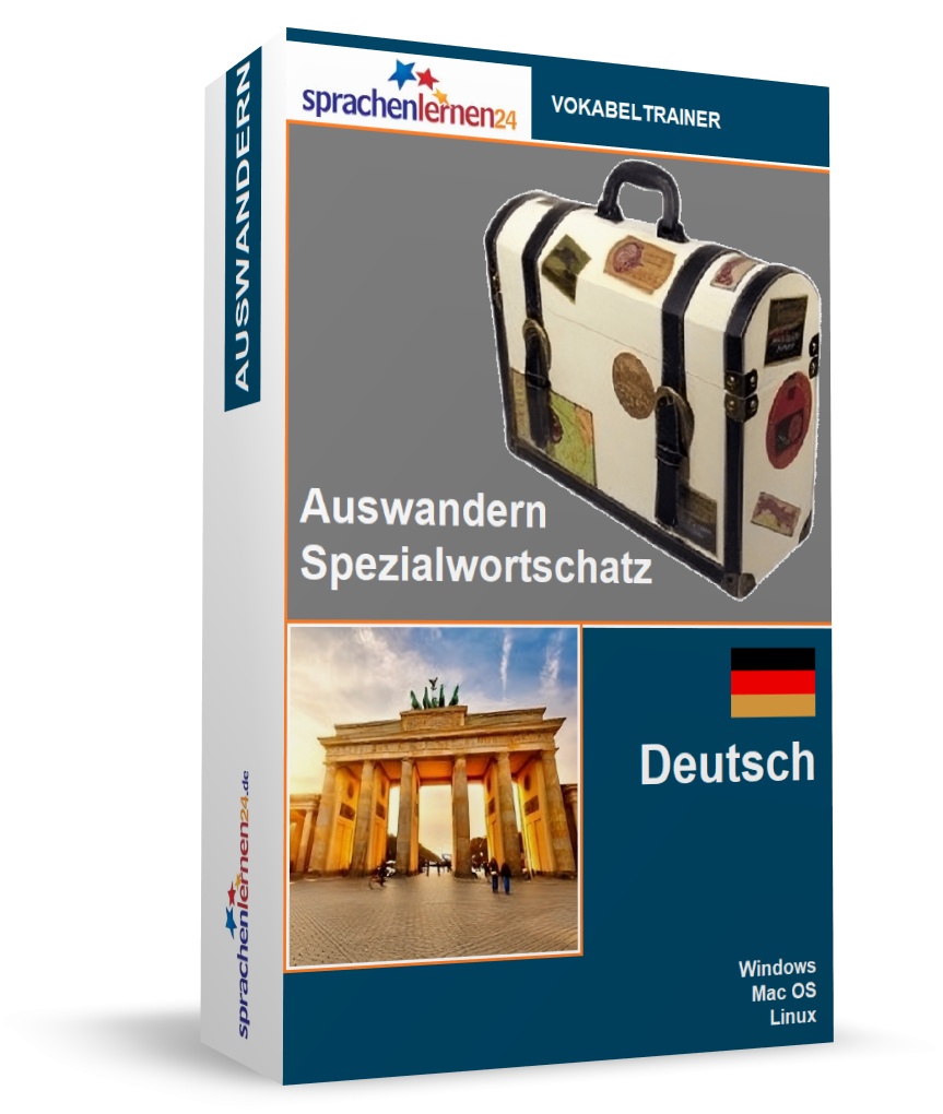 Deutsch Auswandern Spezialwortschatz Vokabeltrainer