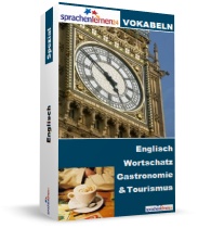 Englisch Gastronomie und Tourismus Spezialwortschatz Vokabeltrainer