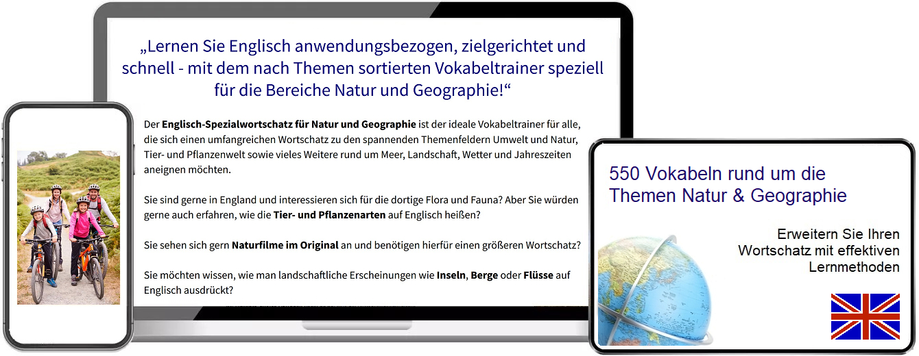 Englisch Natur Vokabeltrainer