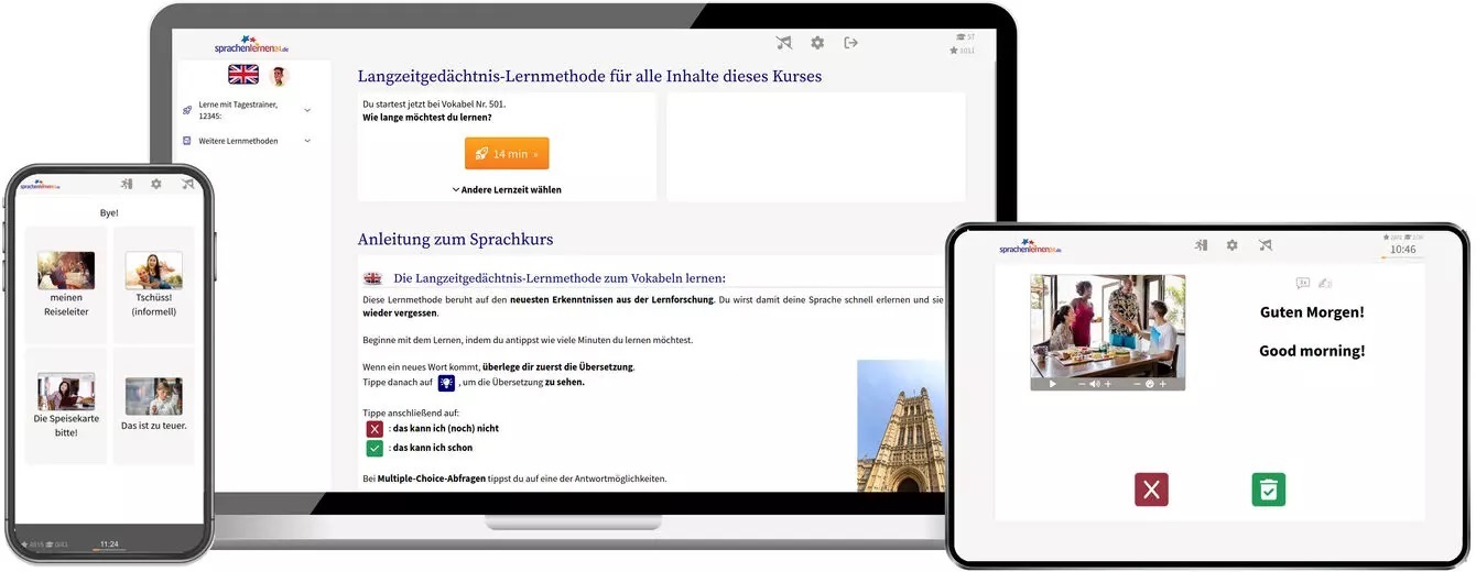 Englisch Sprachkurs für den Urlaub