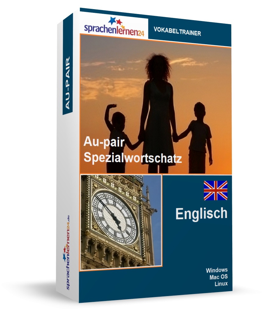 Englisch Au-Pair Spezialwortschatz Vokabeltrainer