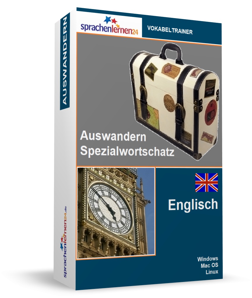 Englisch Auswandern Spezialwortschatz Vokabeltrainer