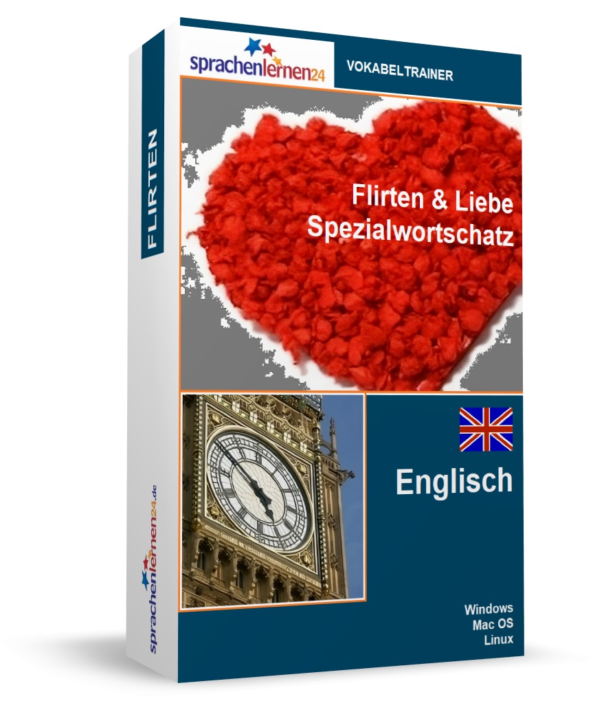 Englisch Flirten und Liebe Spezialwortschatz Vokabeltrainer