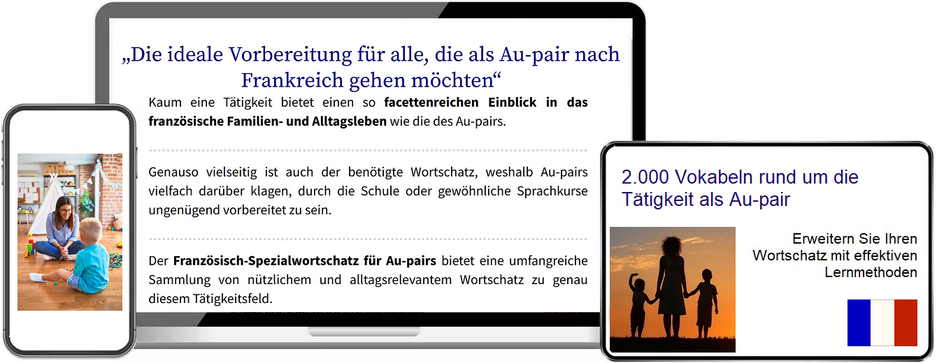 Französisch Au-Pair Vokabeltrainer