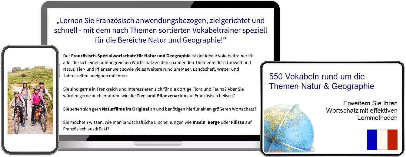 Französisch Natur Vokabeltrainer