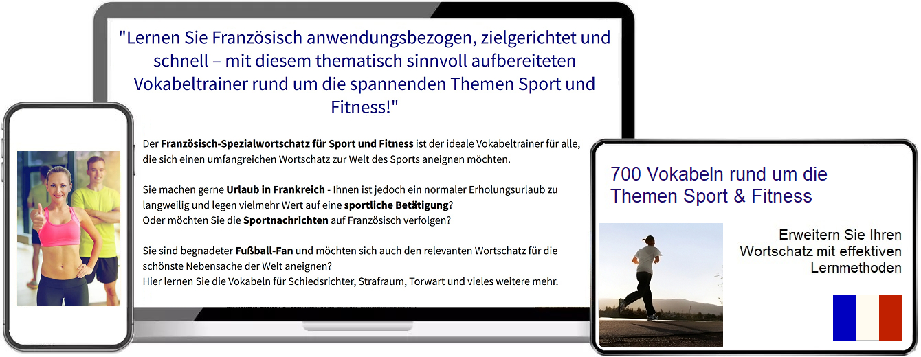 Französisch Sport Vokabeltrainer