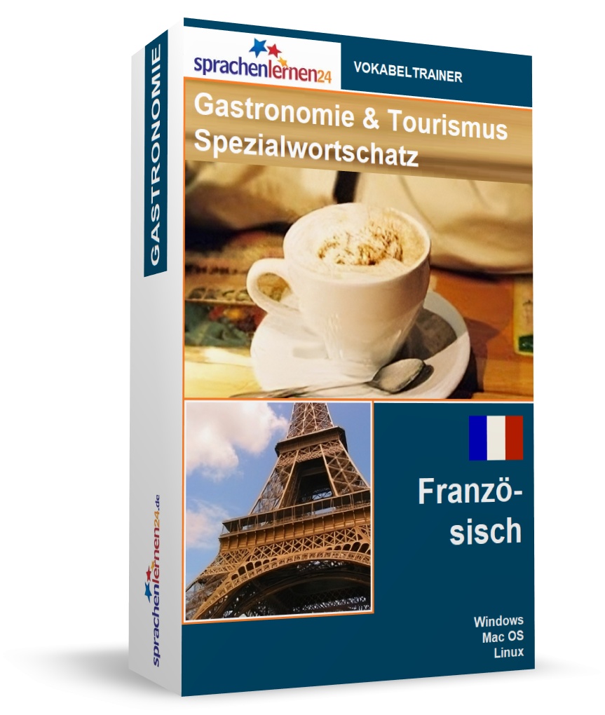 Französisch Gastronomie und Tourismus Spezialwortschatz Vokabeltrainer