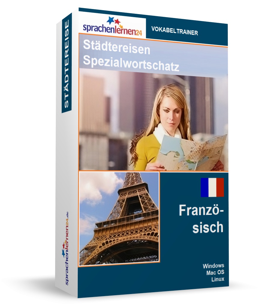 Frankreich Städtereisen Spezialwortschatz Vokabeltrainer