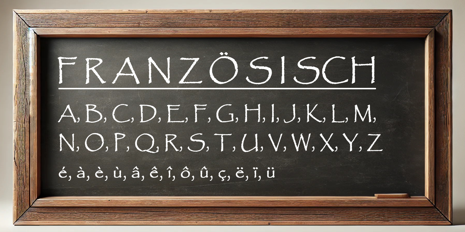 Französisch - Sprache und Alphabet