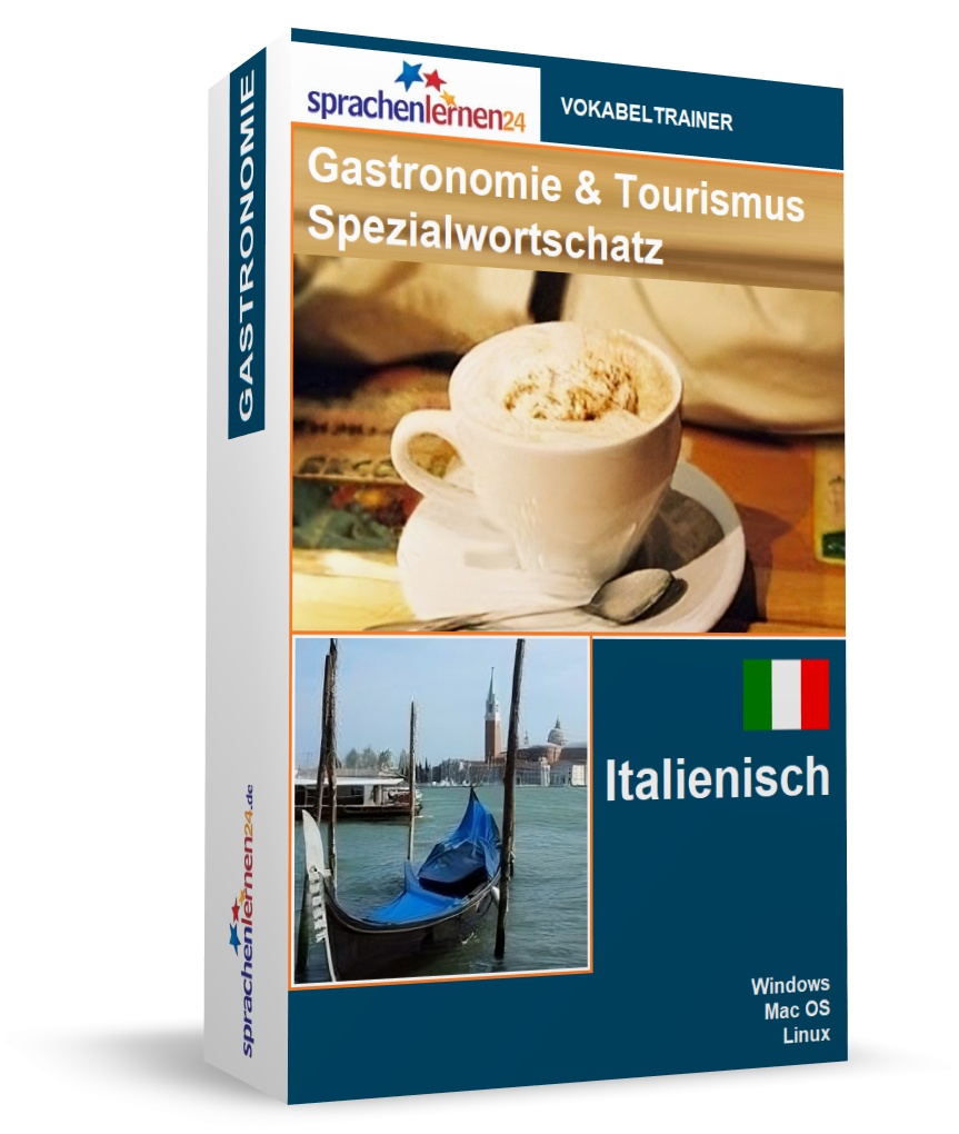 Italienisch Gastronomie und Tourismus Spezialwortschatz Vokabeltrainer