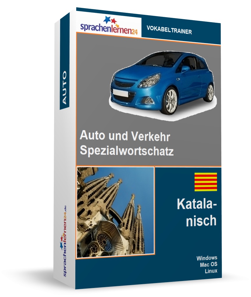Katalanisch Auto und Verkehr Spezialwortschatz Vokabeltrainer