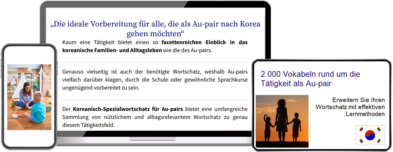 Koreanisch Au-Pair Vokabeltrainer