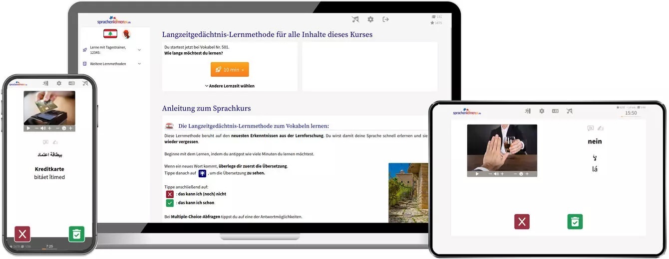 Libanesisch Sprachkurs für den Urlaub