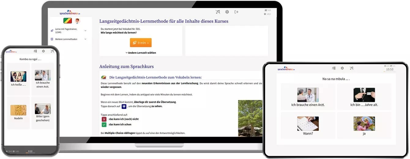 Lingala Sprachkurs für den Urlaub