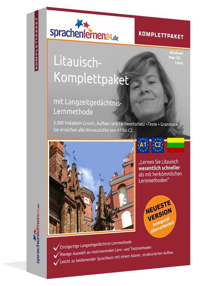 Litauisch Sprachkurs Komplettpaket