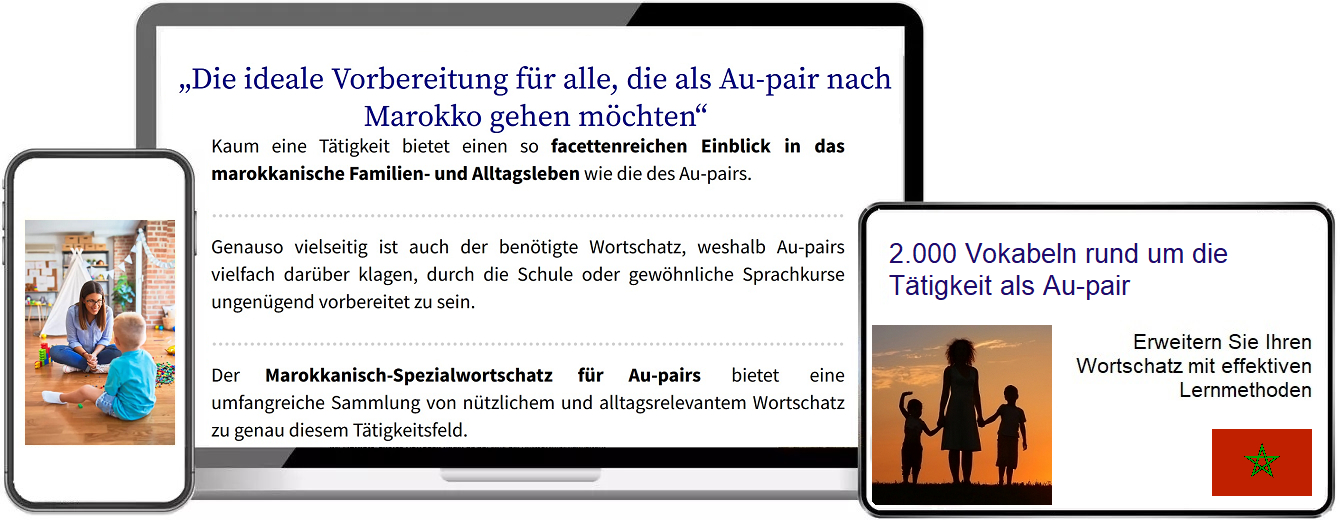Marokkanisch Au-Pair Vokabeltrainer