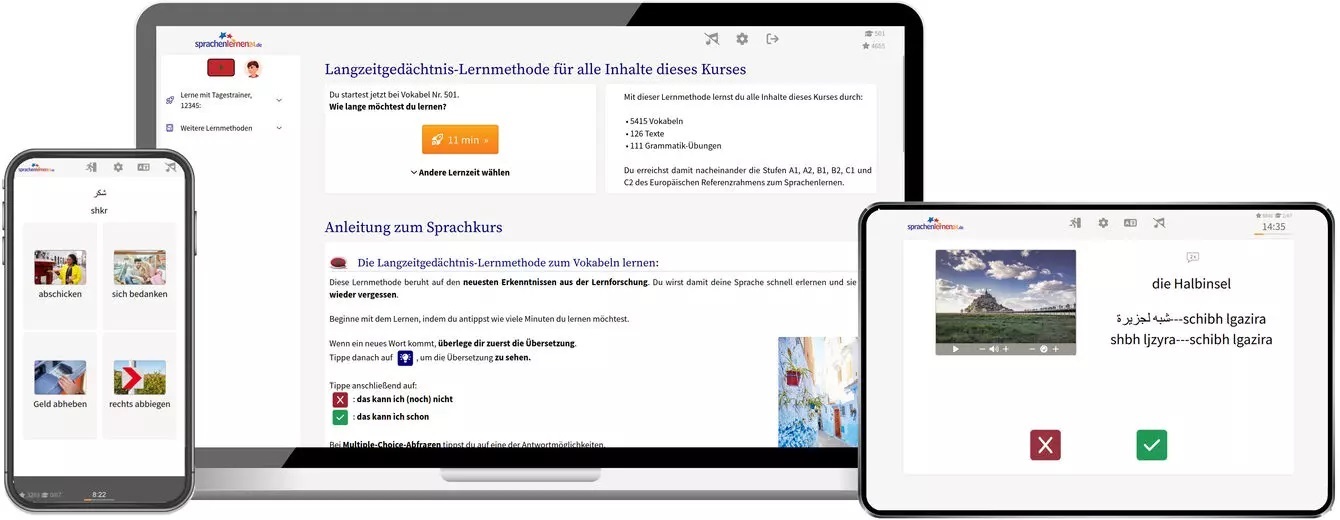 Marokkanisch Sprachkurs für Anfänger