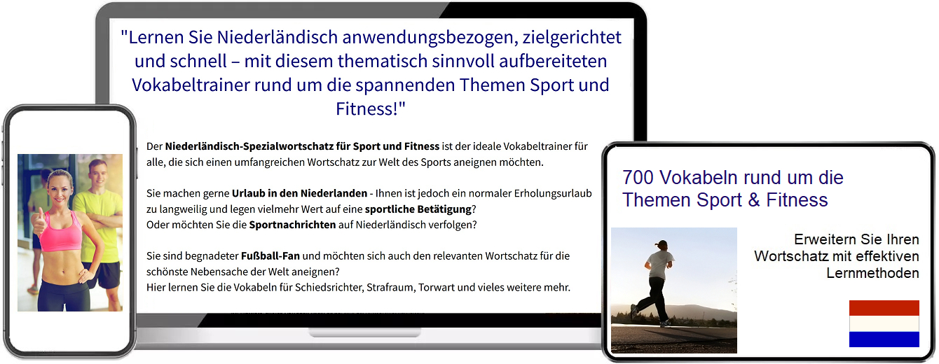 Niederländisch Sport Vokabeltrainer
