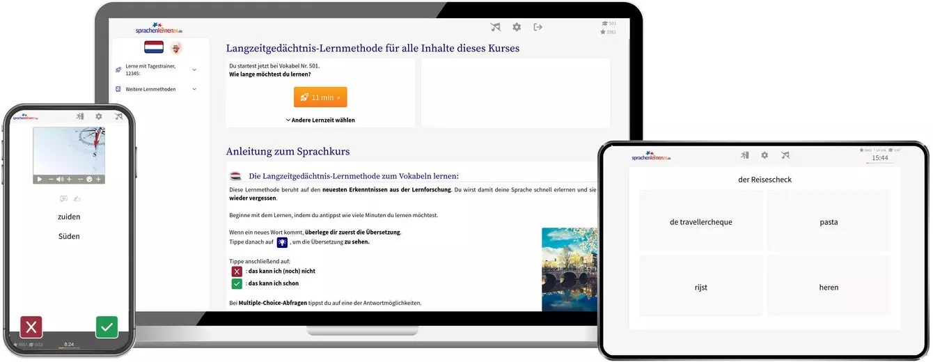 Niederländisch Sprachkurs für den Urlaub