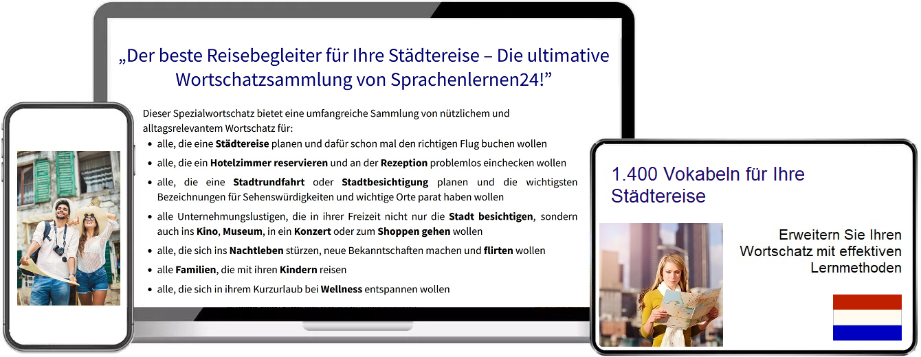 Niederländisch Städtereisen Vokabeltrainer