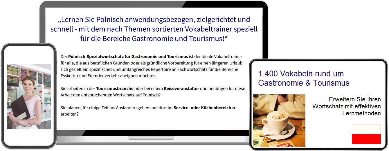 Polnisch Gastronomie Vokabeltrainer