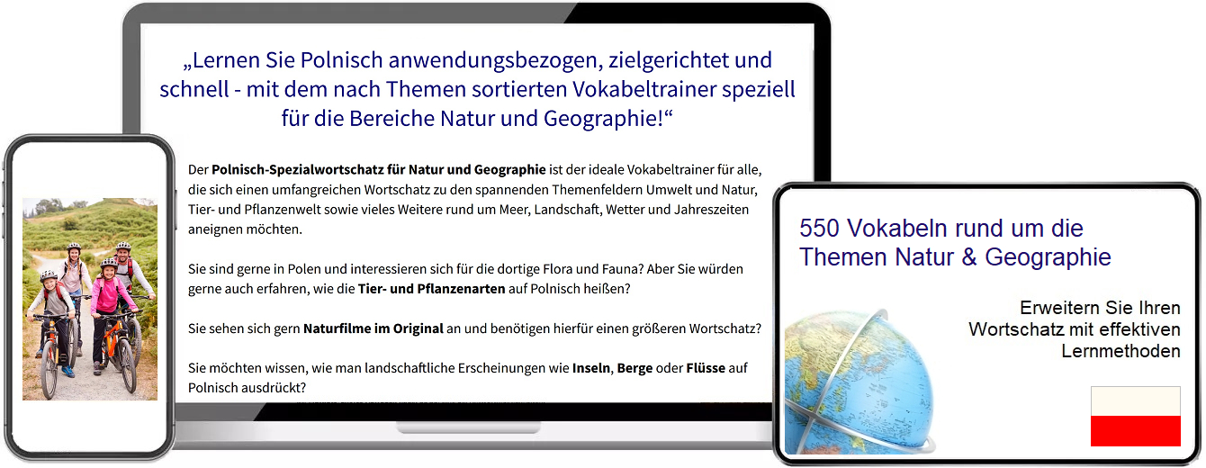 Polnisch Natur Vokabeltrainer