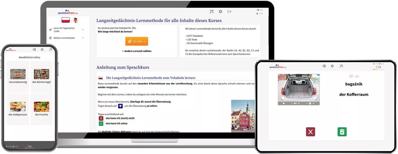 Polnisch Sprachkurs für Anfänger