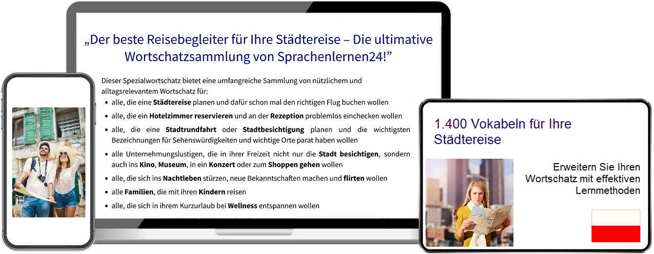 Polnisch Städtereisen Vokabeltrainer