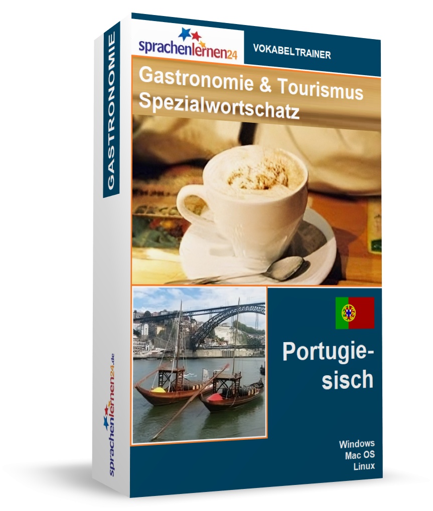 Portugiesisch Gastronomie und Tourismus Spezialwortschatz Vokabeltrainer