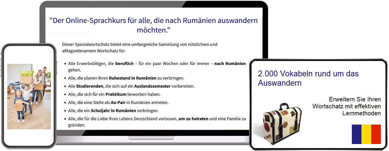 Rumänisch Auswandern Vokabeltrainer