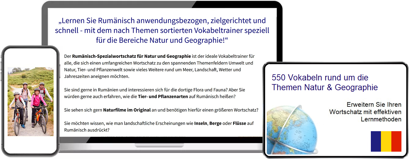 Rumänisch Natur Vokabeltrainer