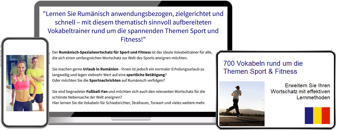 Rumänisch Sport Vokabeltrainer
